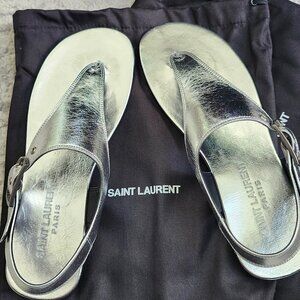 New Saint Laurent Caleb thong sandals